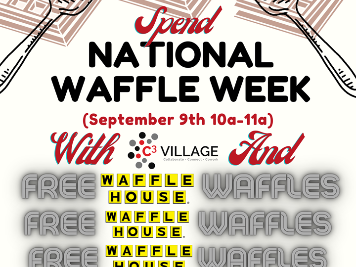 National Waffle Day at C3 Village